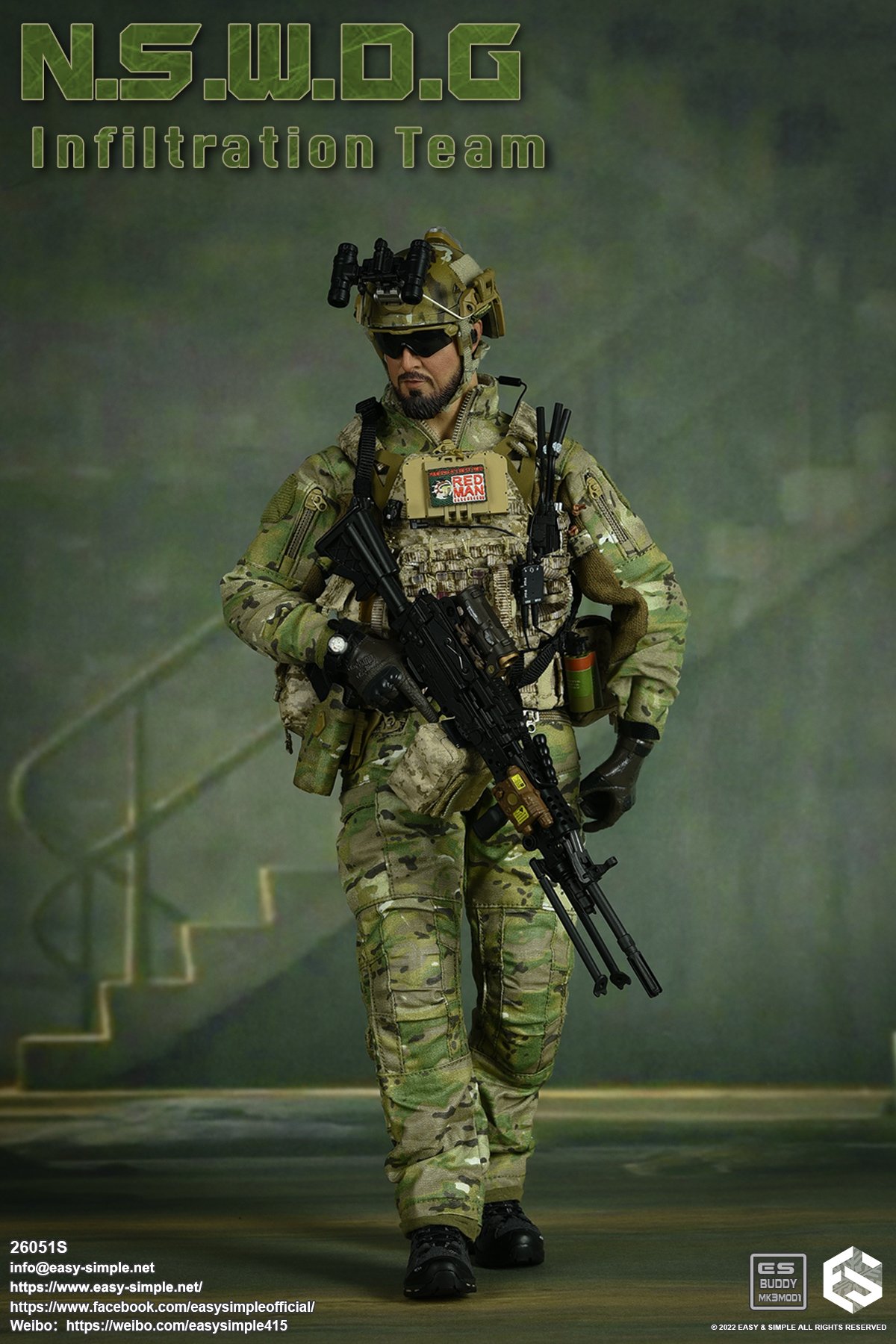 [สั่งจอง]Easy&Simple 26051S 1/6 : N.S.W.D.G infiltration Team