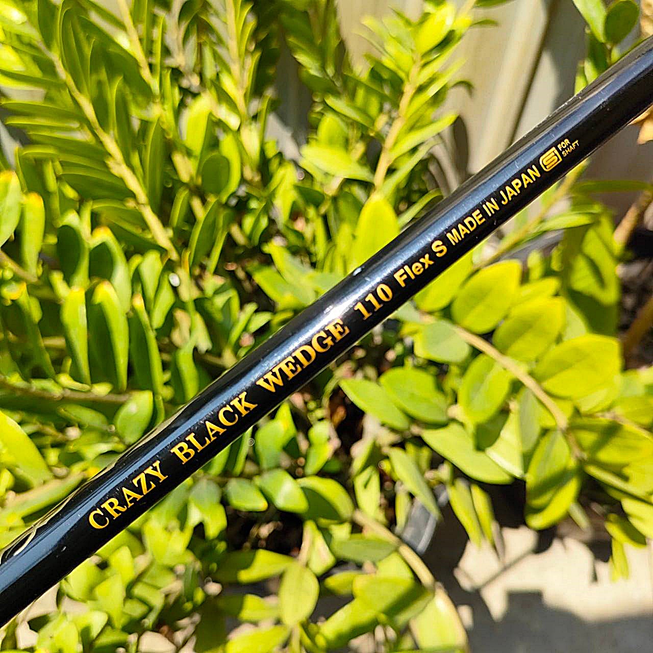 WEDGE BLACKHOLE CNC FORGED องศา 56 เบาท์ 12 ก้าน CRAZY BLACK FLEX S หน้าตะไบโหดจัด ร่องคมลึก ไม้กอล์ฟมือสอง ของแท้ BY NakaraLuxurious