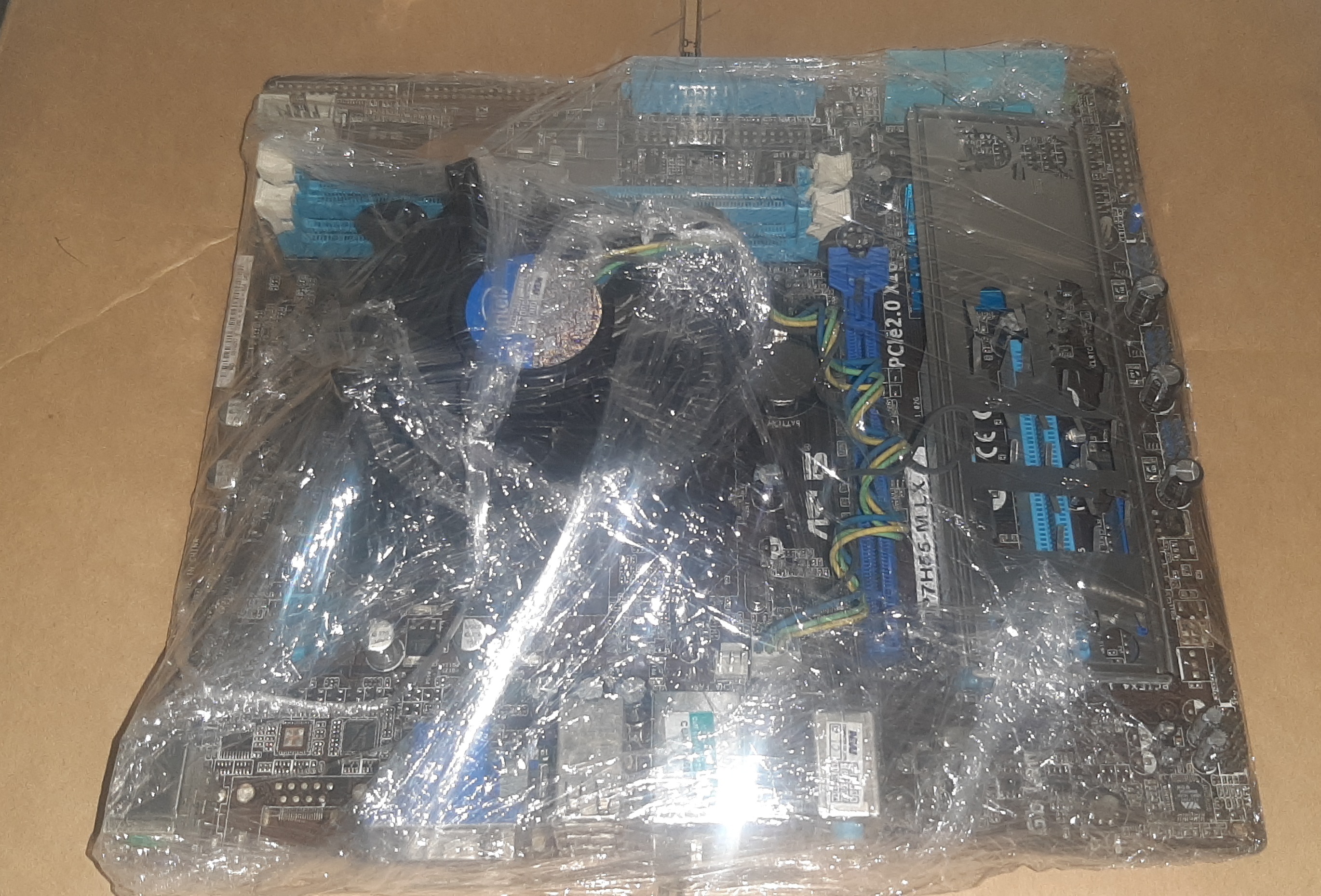 เมนบอร์ด P7H55-MLX(LGA1156) รองรับ CPU Core i Gen1 มือสองประกันดี