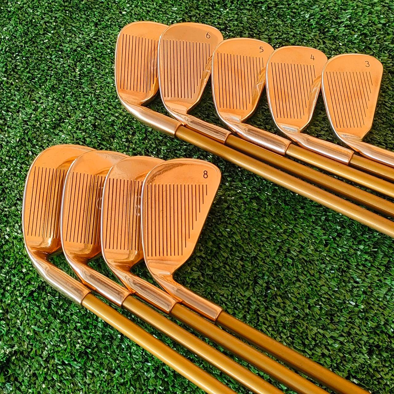 ชุดเหล็ก PING EYE 2 PLUS จุดส้ม มีเหล็ก 3 - 9 เเละ PW SW ก้าน ALDILA PING FLEX R