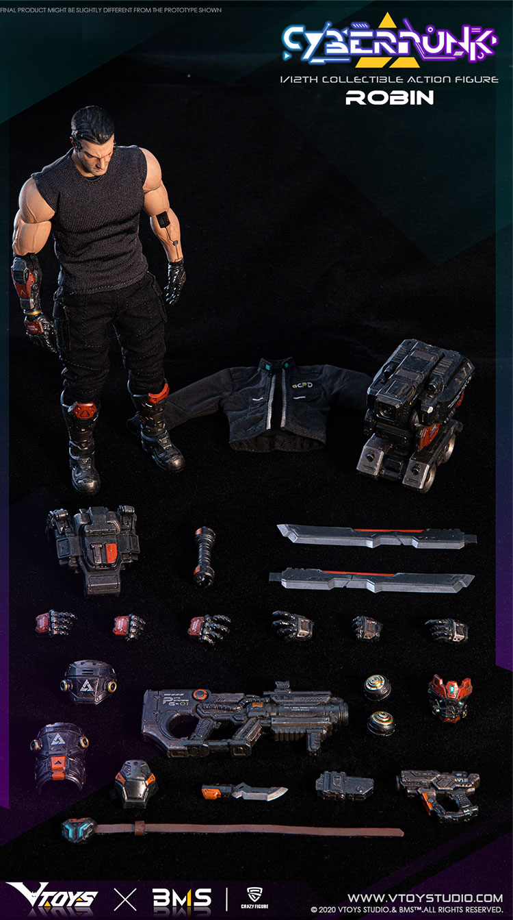 [สั่งจอง] VTOYS X BMS X CF 1/12 : Cyberpunk Robin Deluxe Ver.