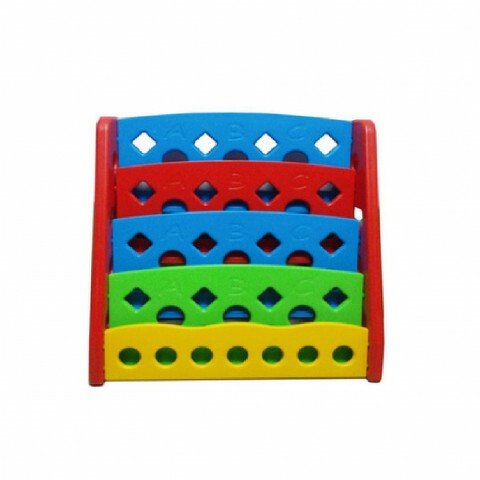 ชั้นวางหนังสือ 4 ชั้น ,ชั้นโชว์หนังสือพลาสติกหนา ,เฟอร์นิเจอร์เด็ก,พร้อมส่ง