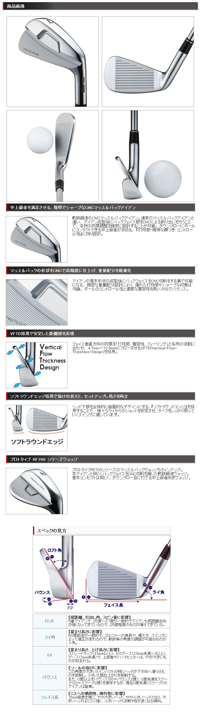 ชุดเหล็ก Geotech Prototype RF700 Forged สุดยอดเหล็ก