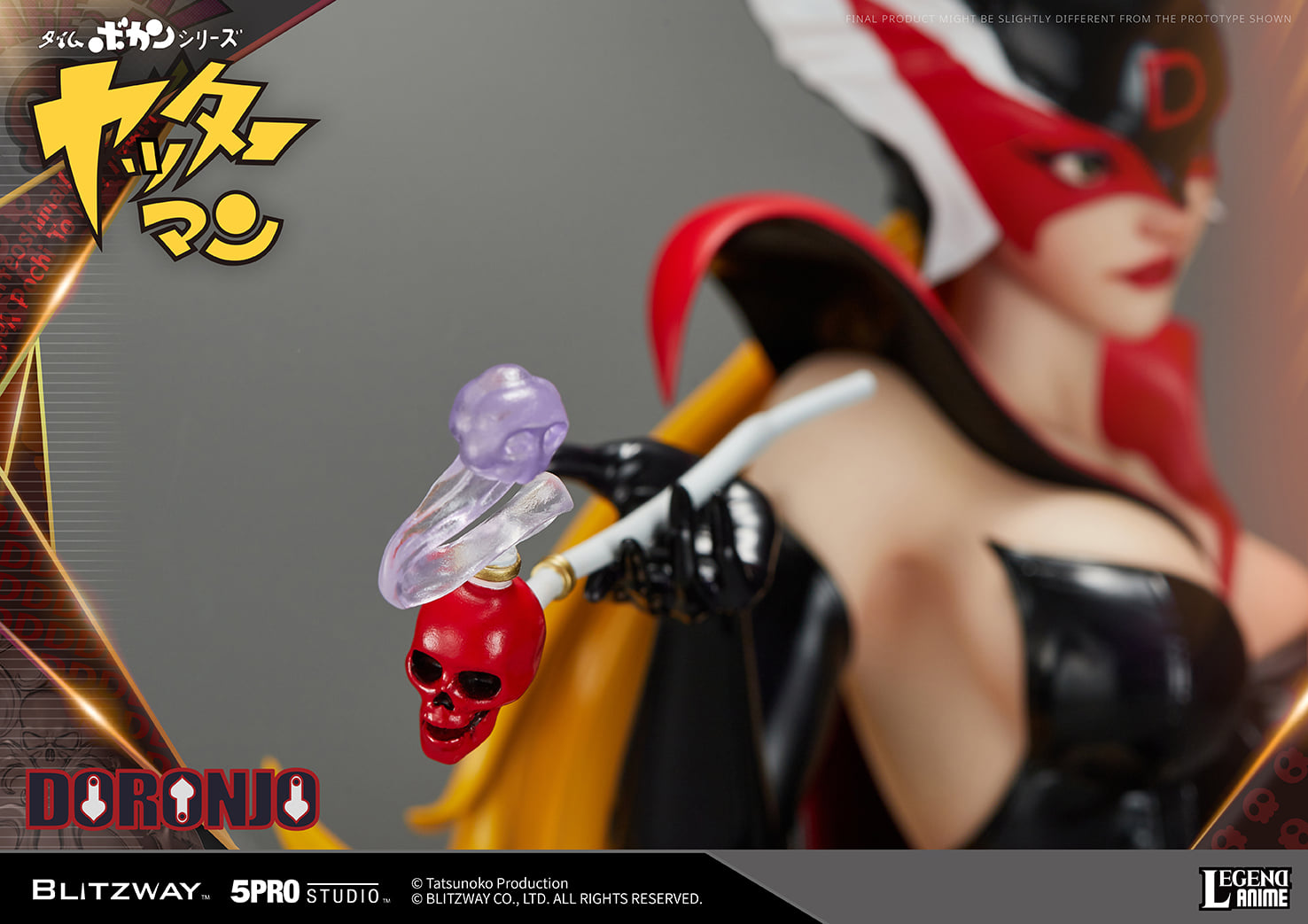 [สั่งจอง]Blitzway x 5PRO STUDIO 5PRO-LA-70301 1/4 : Time Bokan Series: Yattaman – DORONJO