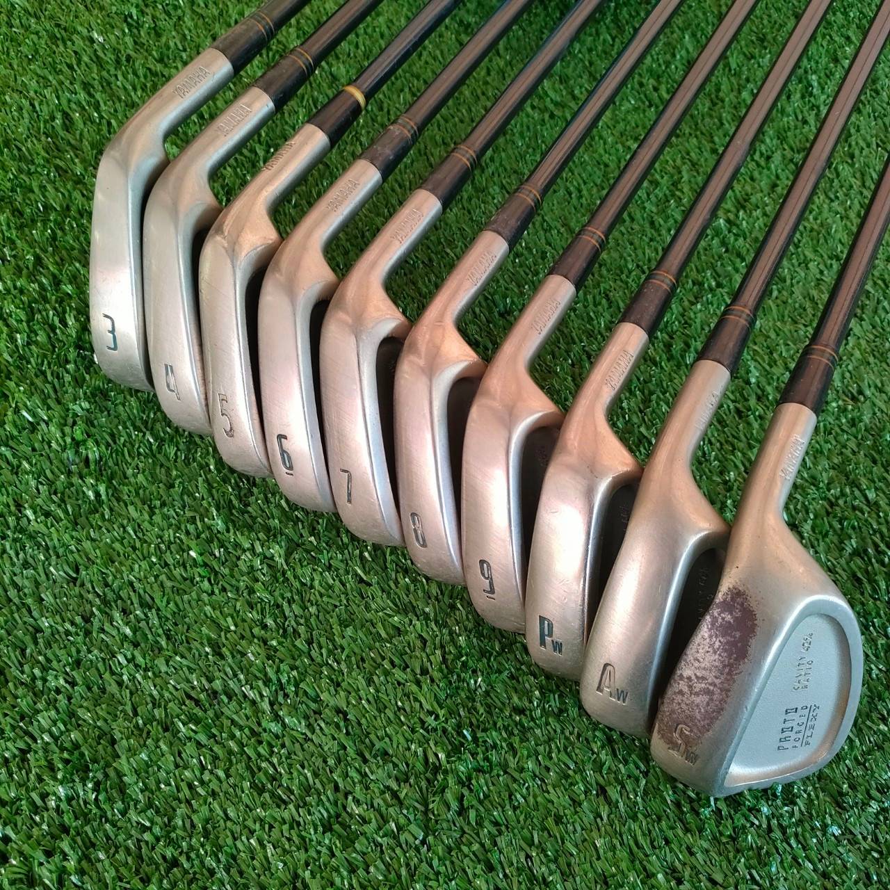 ชุดเหล็ก YAMAHA PRBTB FORGED มีเหล็ก 3-9 เเละ PW AW SW ชุดใหญ่ได้เหล็กถึง 10 ชิ้น ก้าน SENSUS 7324 FLEX R