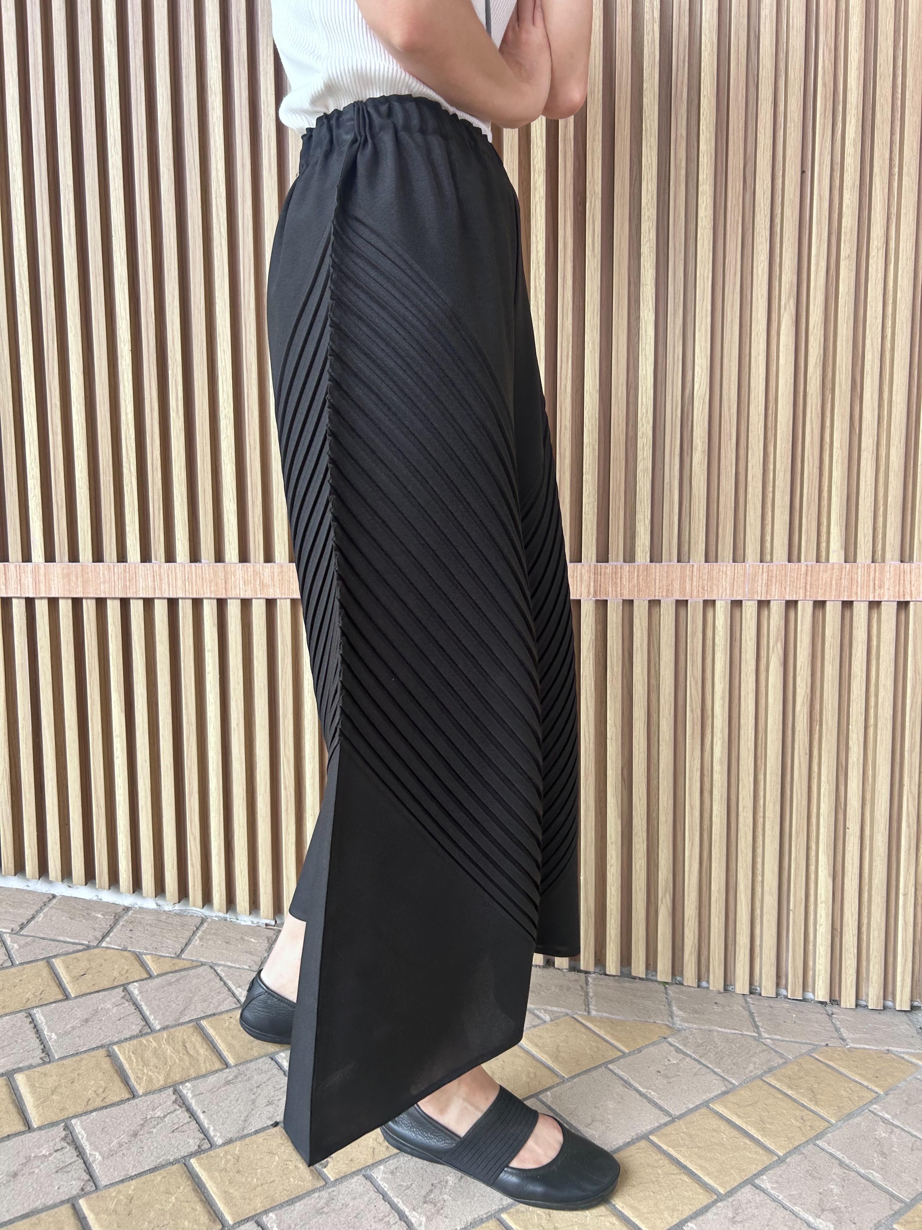 ปรับราคาลง20%!! เอวถึง37สะโพก44ยาว36นิ้ว ผ้าไม่ยืด! 2MUAY รุ่น GJO2016 กางเกงอัดพลีทคุณภาพ CHIC DIAGONAL PLEATED PANTS 7 สี FREE SIZE