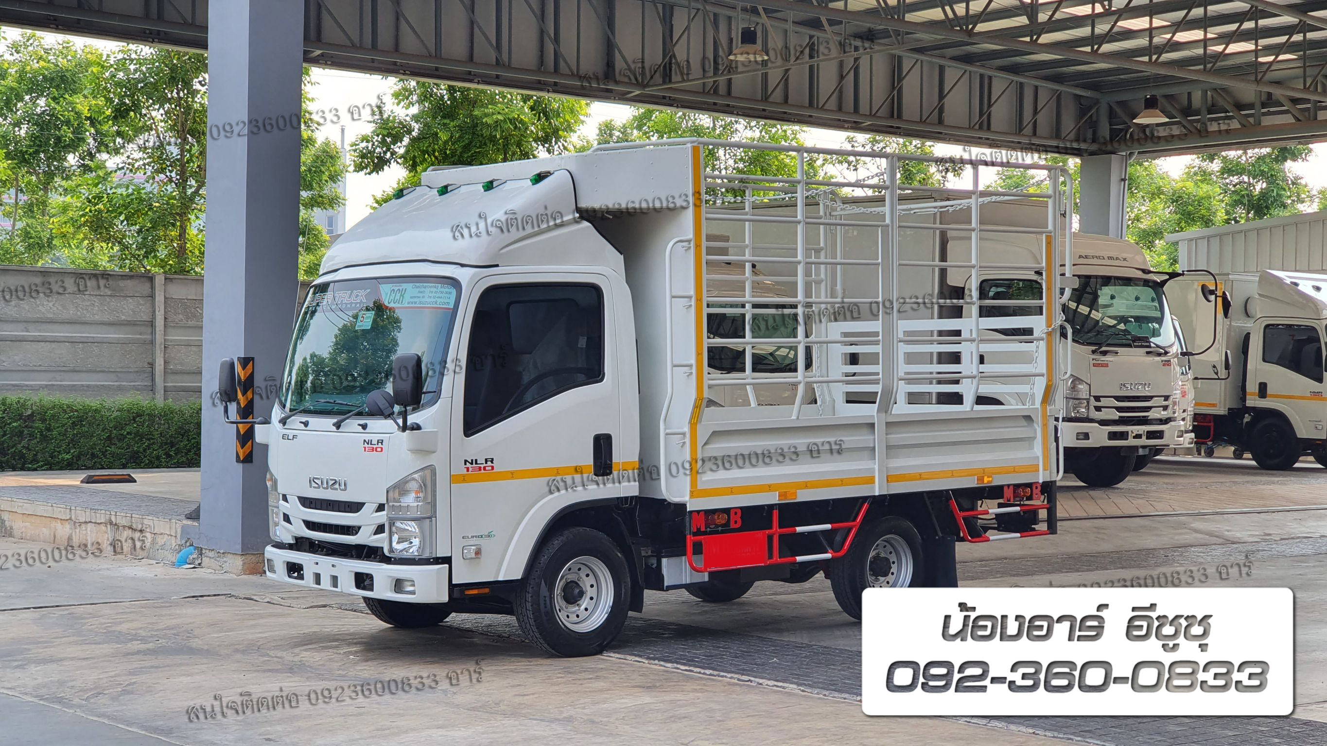 4 ล้อ ISUZU NLR130 แรงม้า คอกสูงเหล็กกลม