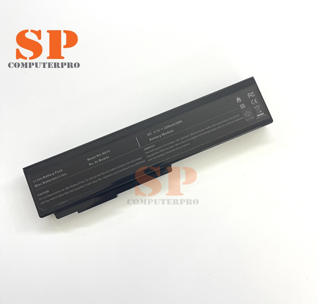 ASUS Battery แบตเตอรี่ของเทียบ ASUS N43 N43S N53 N53S X55 X57 N61 X64 M50 M60 G50 G51 G60 L50 Model A32-M50 A32-N61