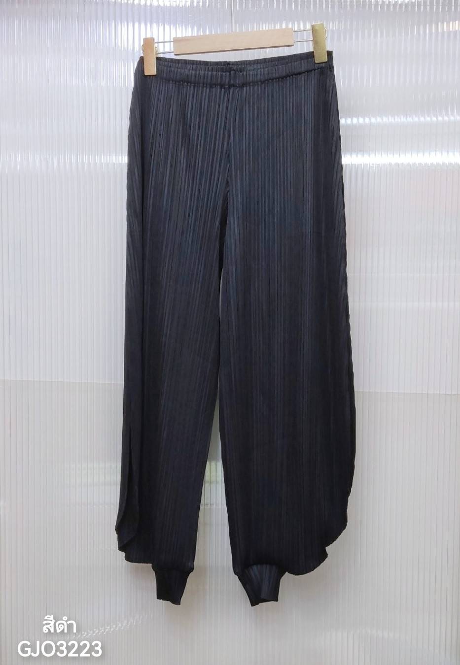 2MUAY รุ่น GJO3223 GENIE PLEATED PANTS กางเกงจินนี่ กางเกงพลีทคุณภาพ 10สี FREE SIZE