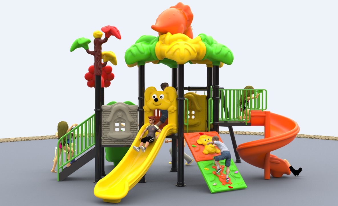 เครื่องเล่นสนาม, กระดานลื่น, ชุด เจ้าไดโนเสาร์ พร้อมชิงช้า กระดานลื่น, ของเล่น,ครุภัณฑ์สนามเด็กเล่น, สพฐ,โครงการโรงเรียนประชารัฐ playground,สไลเดอร์,ของเล่นเสริมพัฒนาการ,เครื่องเล่นสนาม, สนามเด็กเล่น