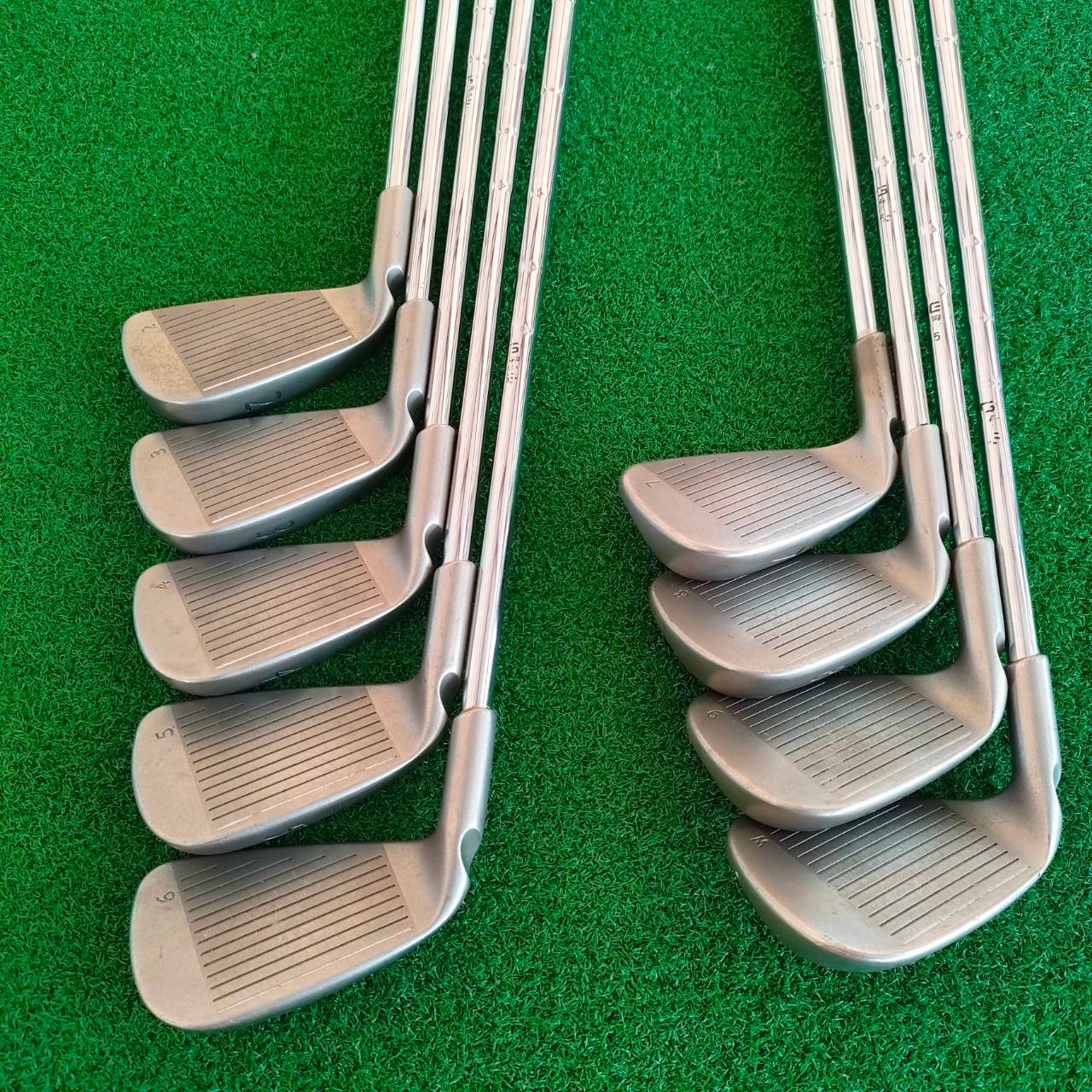 ชุดเหล็ก PING I10 จุดแดง มีเหล็ก 2 - 9 เเละ W ชุดใหญ่เต็มสูบ มีเหล็ก 2 ด้วย ก้าน CUSHIN PING เดิมๆ วัสดุ PING ไม่เหมือนใคร