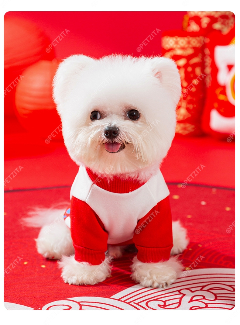 🇹🇭พร้อมส่ง🇹🇭 🔴🎉🧨🧧เสื้อแดง เสื้อตรุษจีน for pet สัตว์เลี้ยง สุนัข หมา แมว