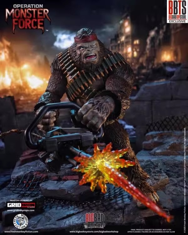 [สั่งจอง]FRESH MONKEY FICTION : Operation: Monster Force 3 Wave – Chatsworth (8นิ้ว)