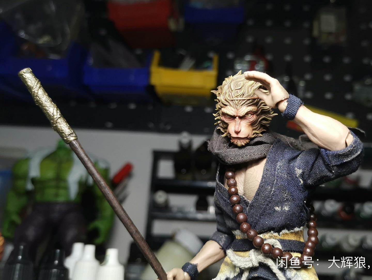 [พร้อมส่ง ] c.tudio 1/12 : Wukong custom Head เวอร์ชั่นหัวดิบไม่ลงสี - มีให้เลือก 4 แบบ