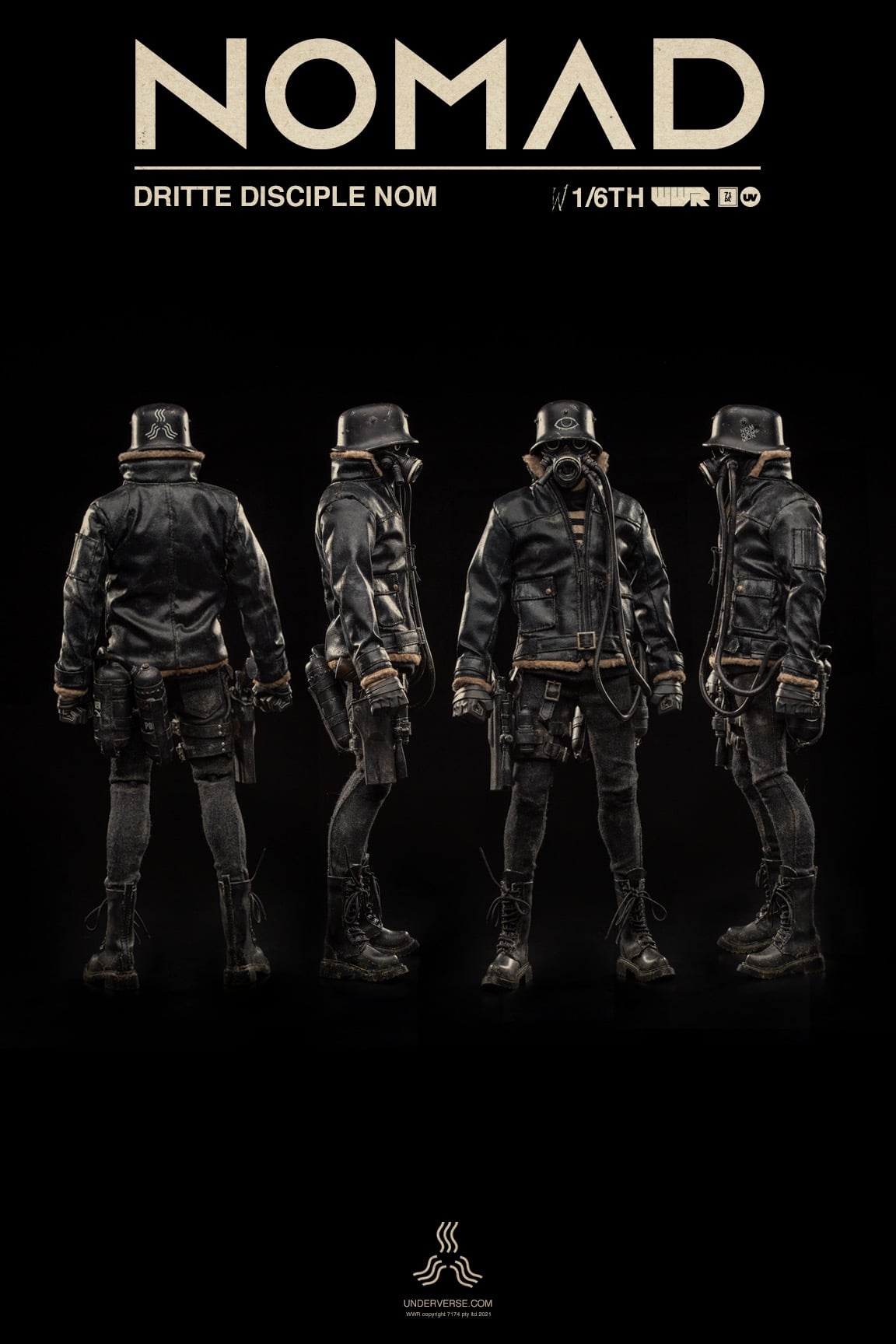 [สั่งจอง]UV UNDERVERSE WWR2 1/6 : TRACKER / NOMAD NOM + PC SQUARE