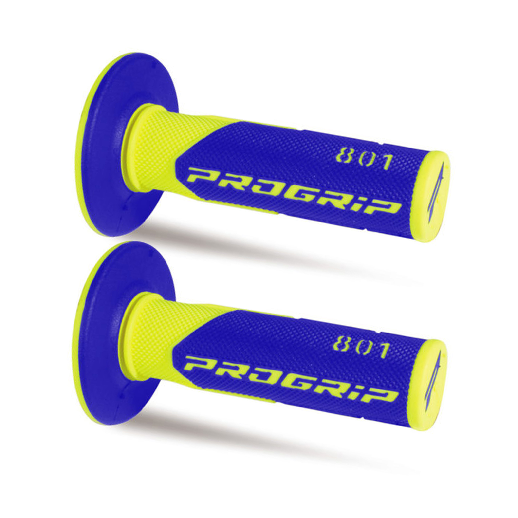 ปลอกแฮนด์ Progrip 801-252 fluorescent yellow / blue