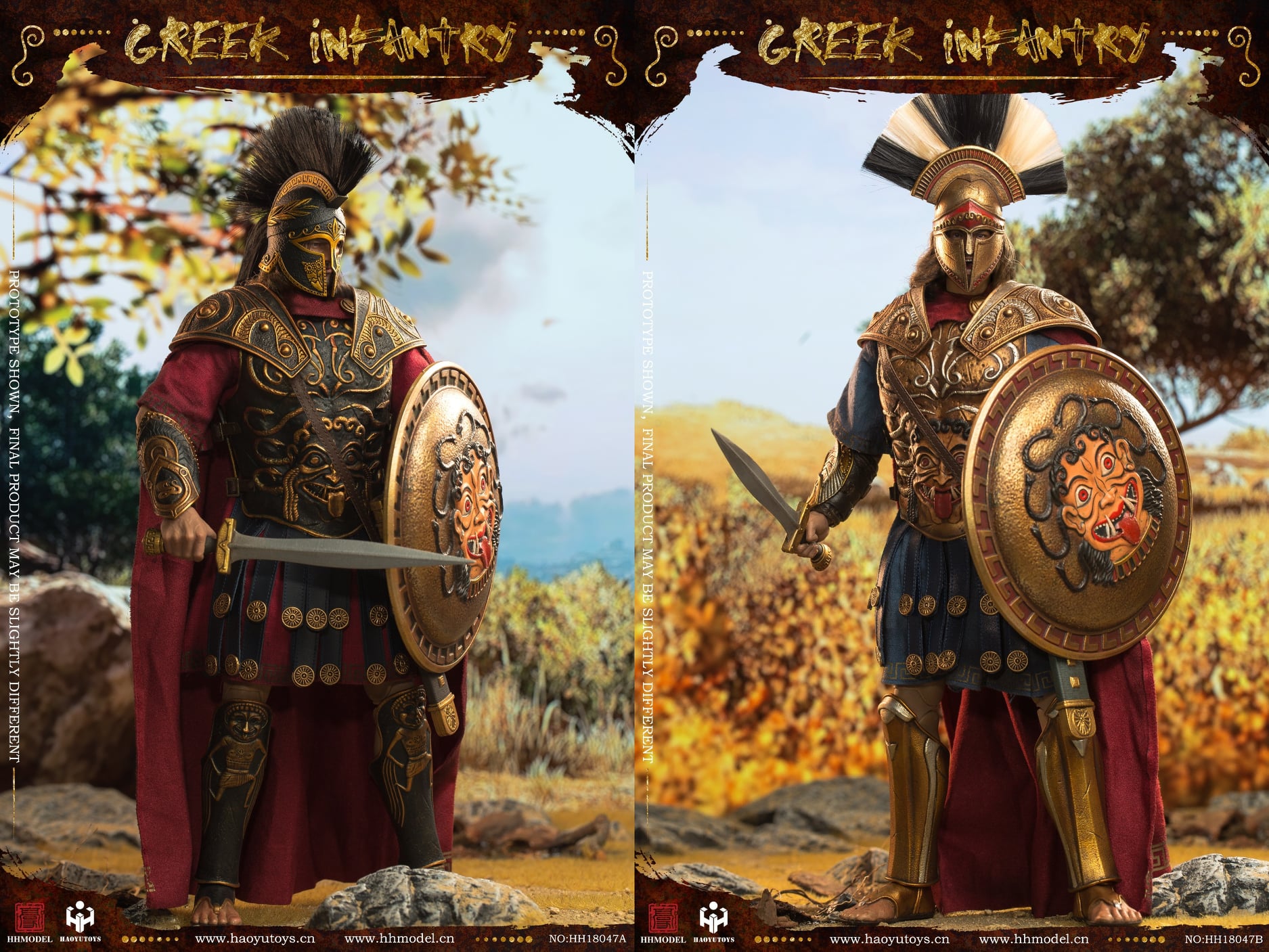 [สั่งจอง]HHMODEL x HAOYUTOYS HH18047 1/6 : Imperial Army-Greek Infantry Gold Edition