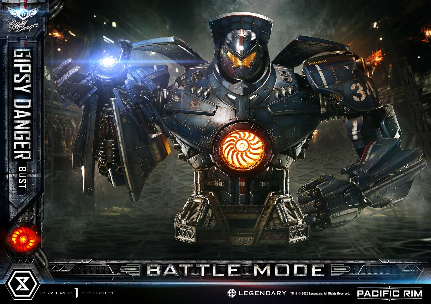 [สั่งจอง]Prime 1 Studio LSPACRIM-02 : Gipsy Danger Battle Mode (Pacific Rim)
