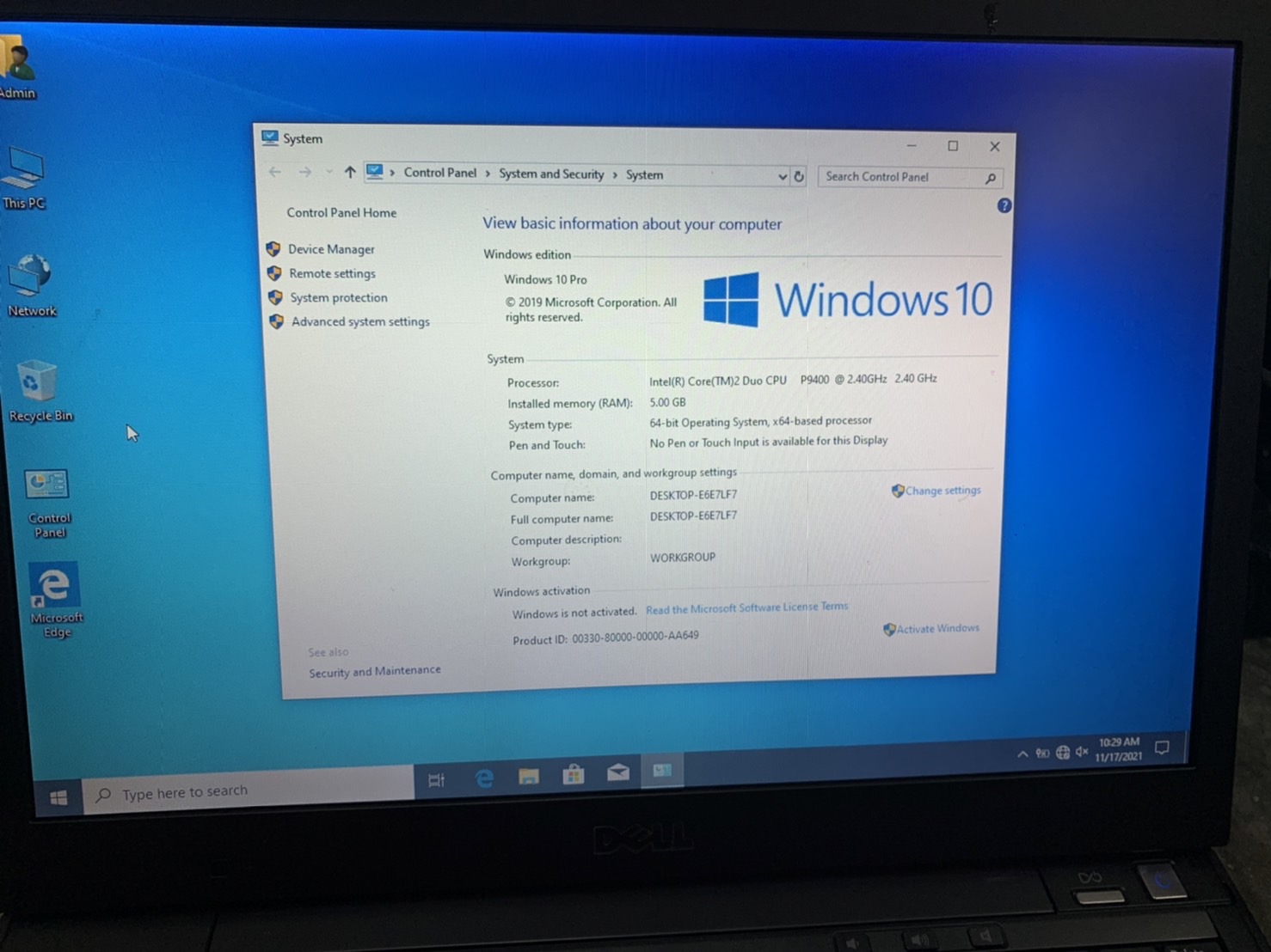 โน้ตบุ๊ค Notebook Dell Latitude E4300 13.3 inch WXGA (1280x800) LED สินค้ามีประกัน แบตเสื่อม