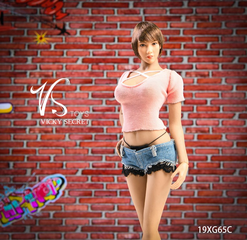 [สั่งจอง] VSTOYS 19XG65 A/B/C/D 1/6 Scale : Summer Denim Shorts Set