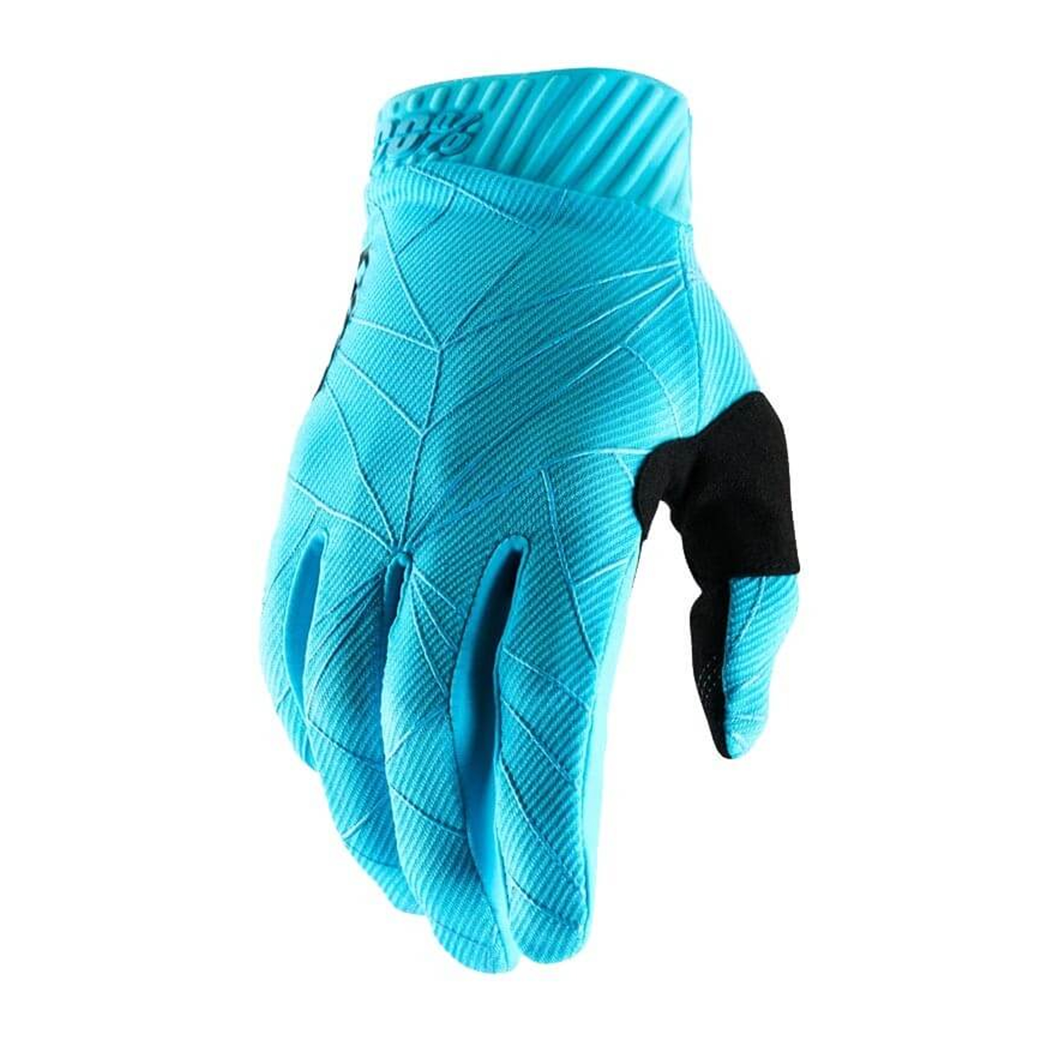 ถุงมือ 100% RIDEFIT GLOVES BLUE/BLACK