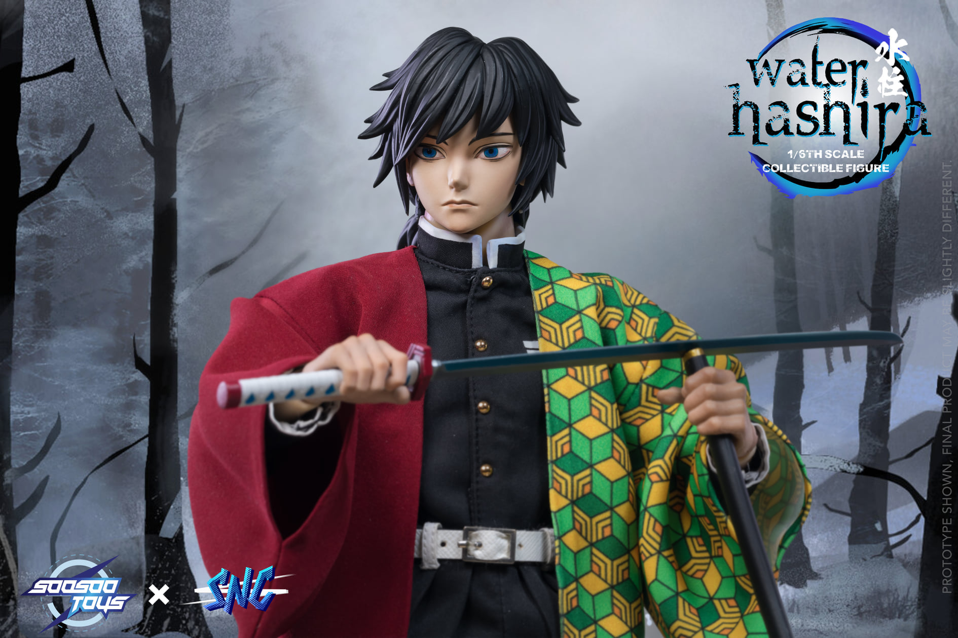 [สั่งจอง]soosootoys x SNC SC-002 1/6 : WATER HASHIRA