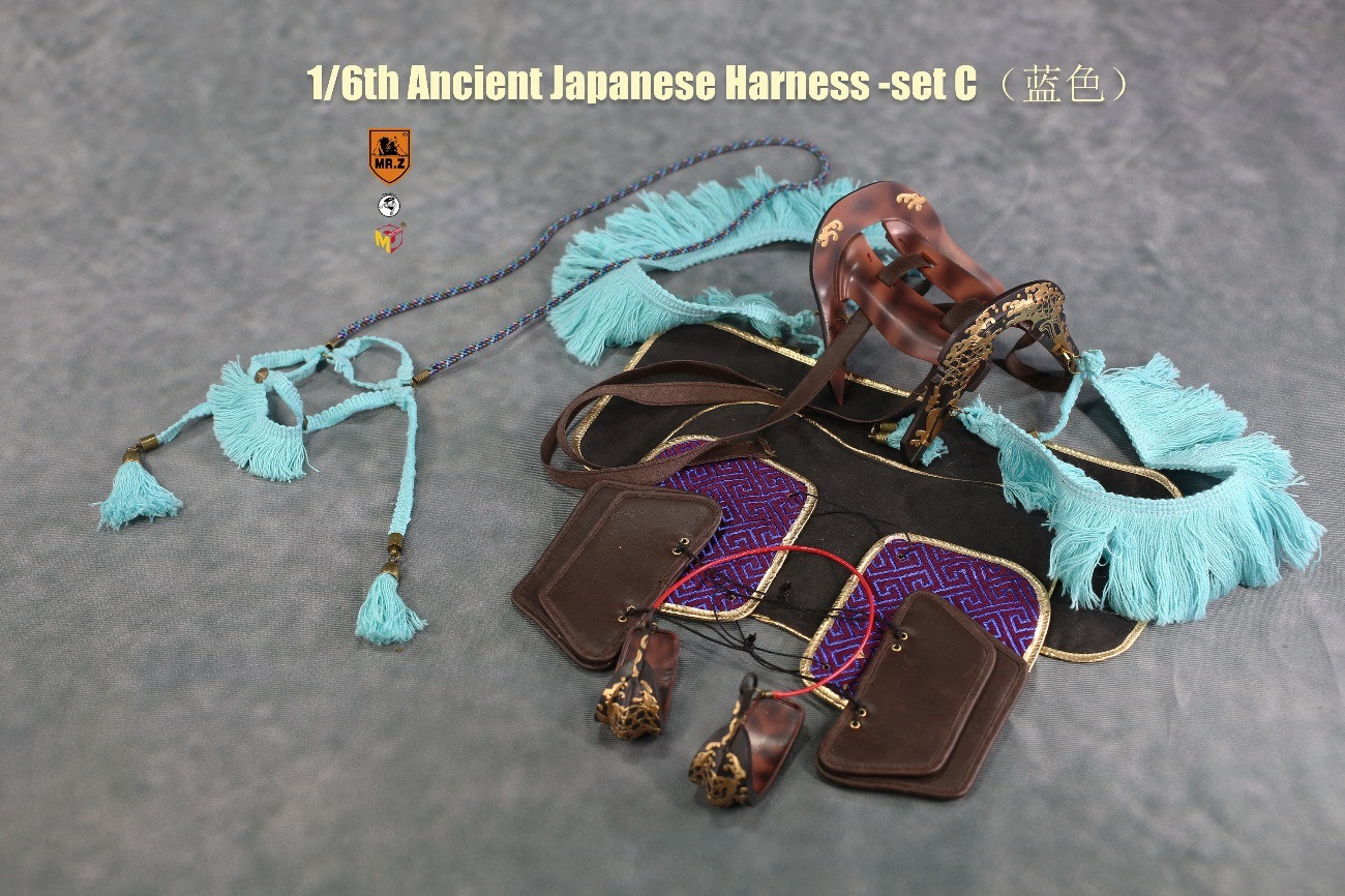 [สั่งจอง]MR.Z MRZ056 1/6 animal model No.56 : Thoroughbreds （all 5 colours） MR.Z 1/6 : Ancient Japanese Harness Set