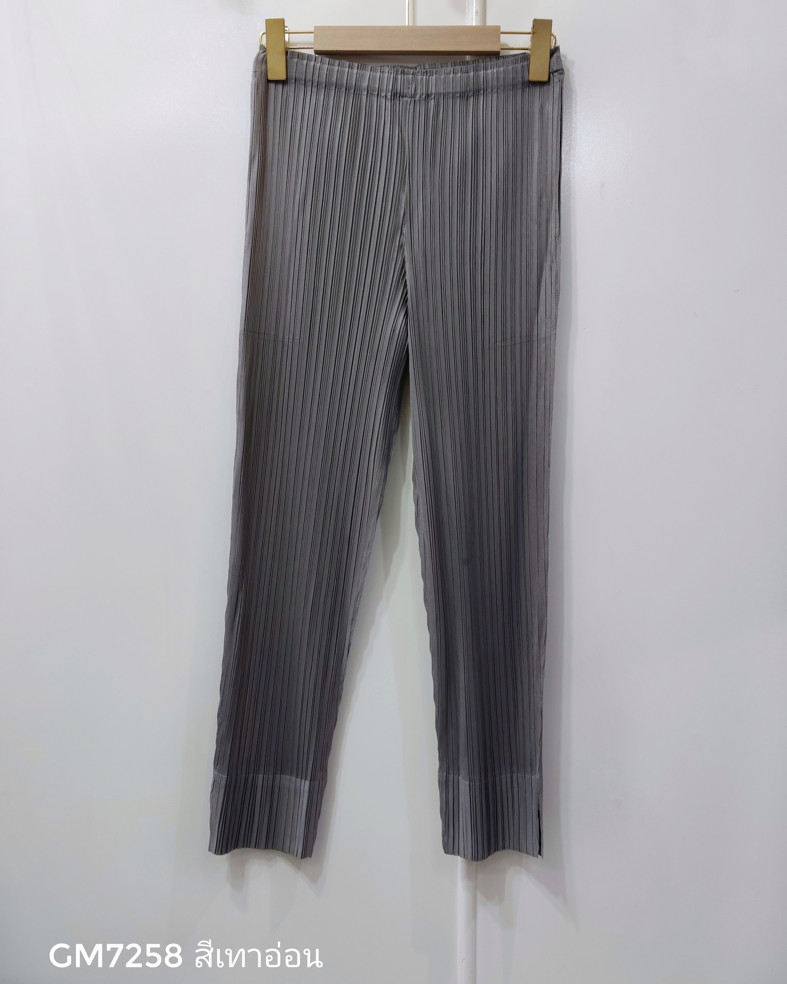 ยาว 34 นิ้ว 2MUAY รุ่น GM7258 กางเกงอัดพลีท SLIM FIT PLEATED PANTS 55 สี FREE SIZE