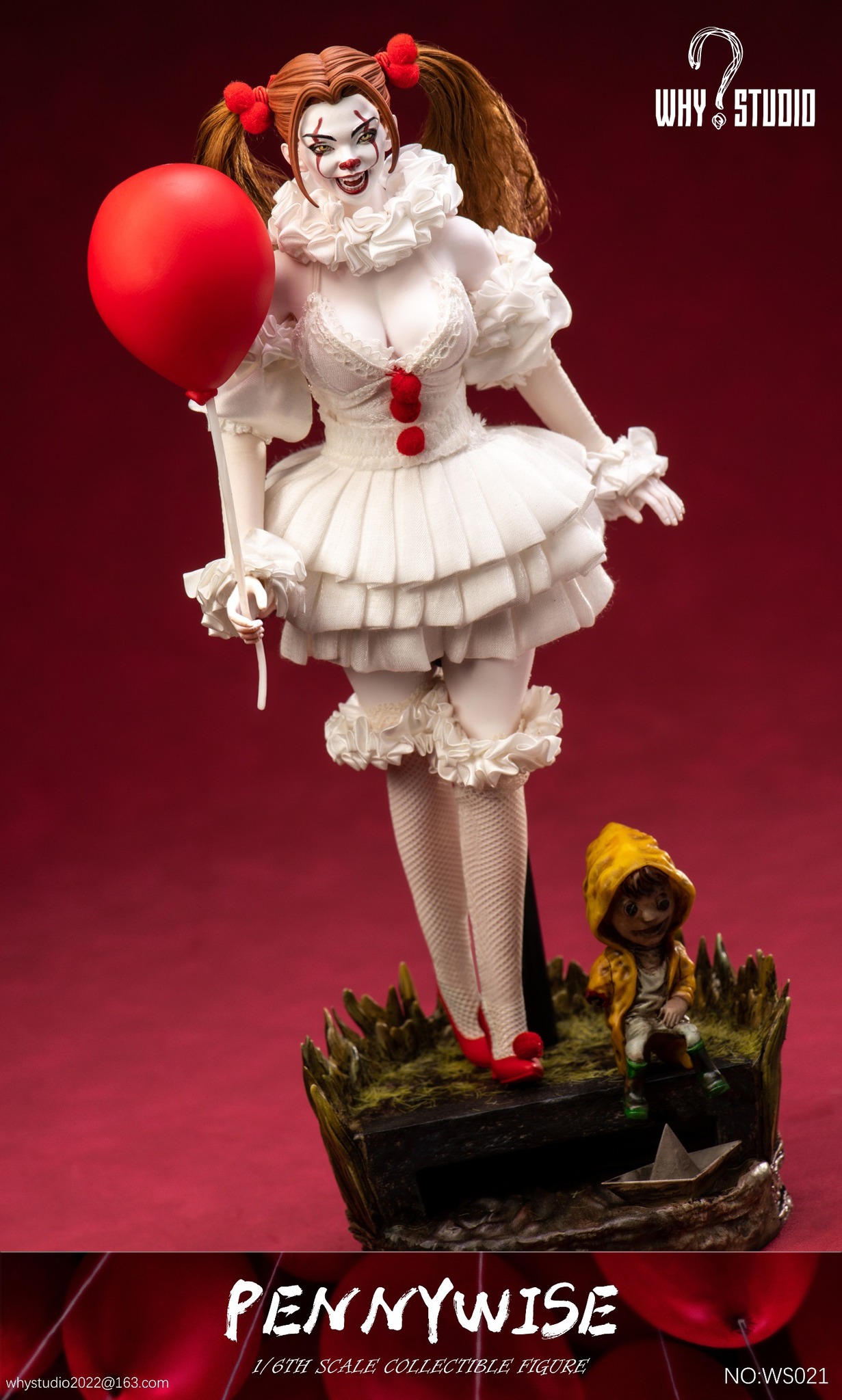 [สั่งจอง] WHY STUDIO WS021 1/6 : Resurrection Female Clown Pennywise