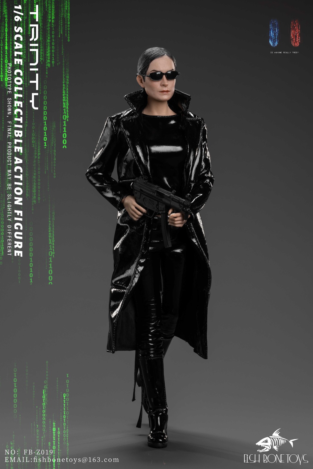 [พร้อมส่ง]FISH BONETOYS FB-Z019 1/6 : Hacker Task Trinity