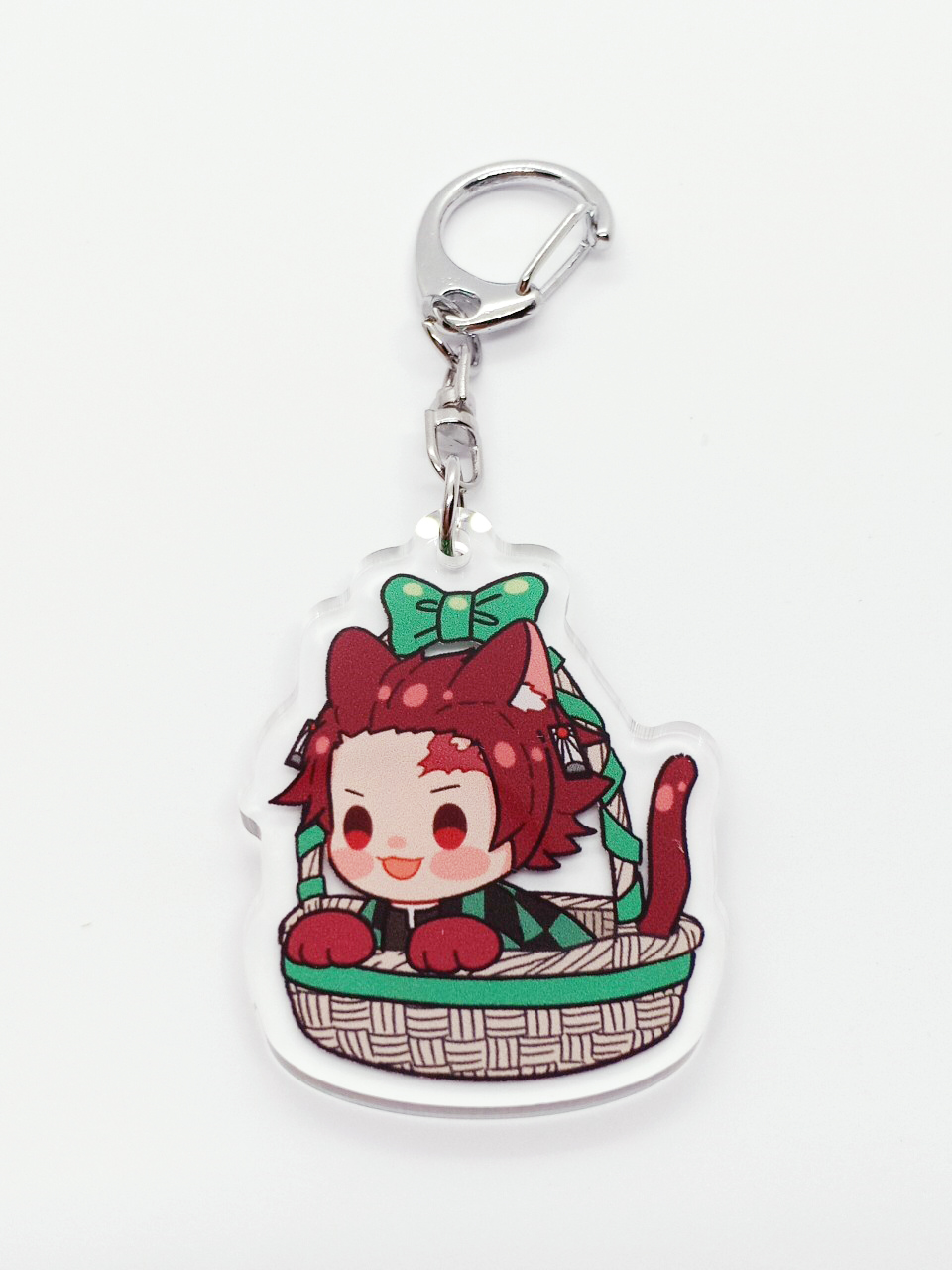 [In Stock] Cat Baskets Kimetsu no yaiba : *Acrylic Keychain*