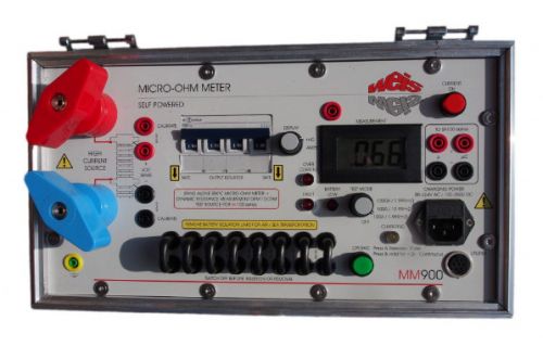 MM900 Self Power Micro Ohm Tester with 100/1200 A Output ไมโครโอห์มมิเตอร์ เอาท์พุต 100 A และ 1,200 A_Weis