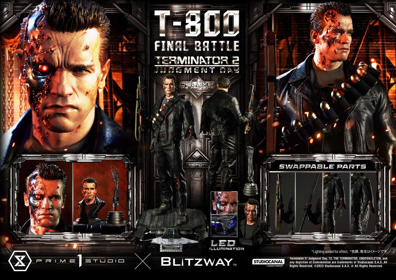 [สั่งจอง] Prime 1 Studio : T-800 (Terminator 2: Judgement Day)