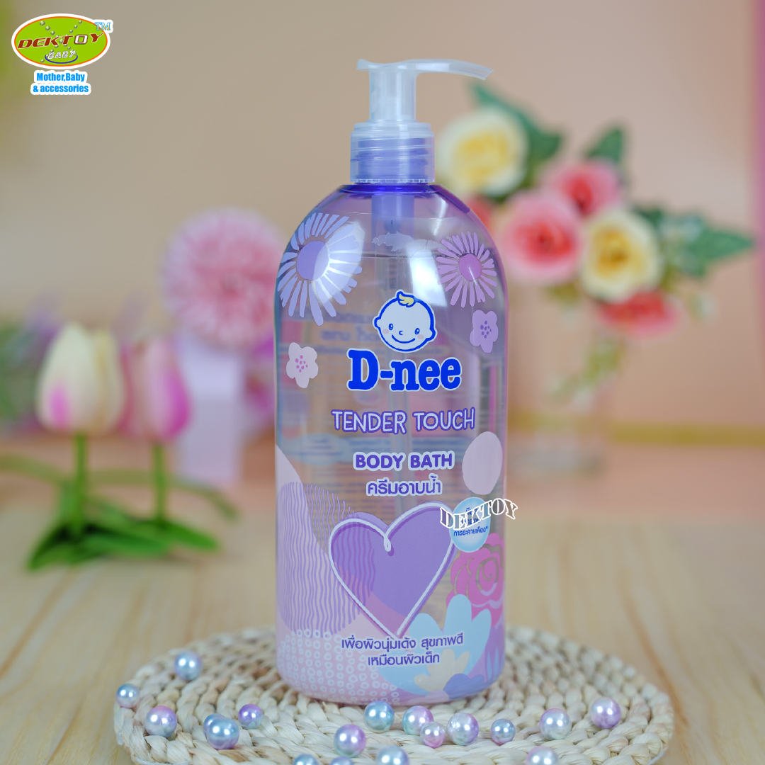 D-nee ดีนี่่ ครีมอาบน้ำ เทนเดอร์ ทัช บอดี้ บาธ 450 มล. สีม่วง