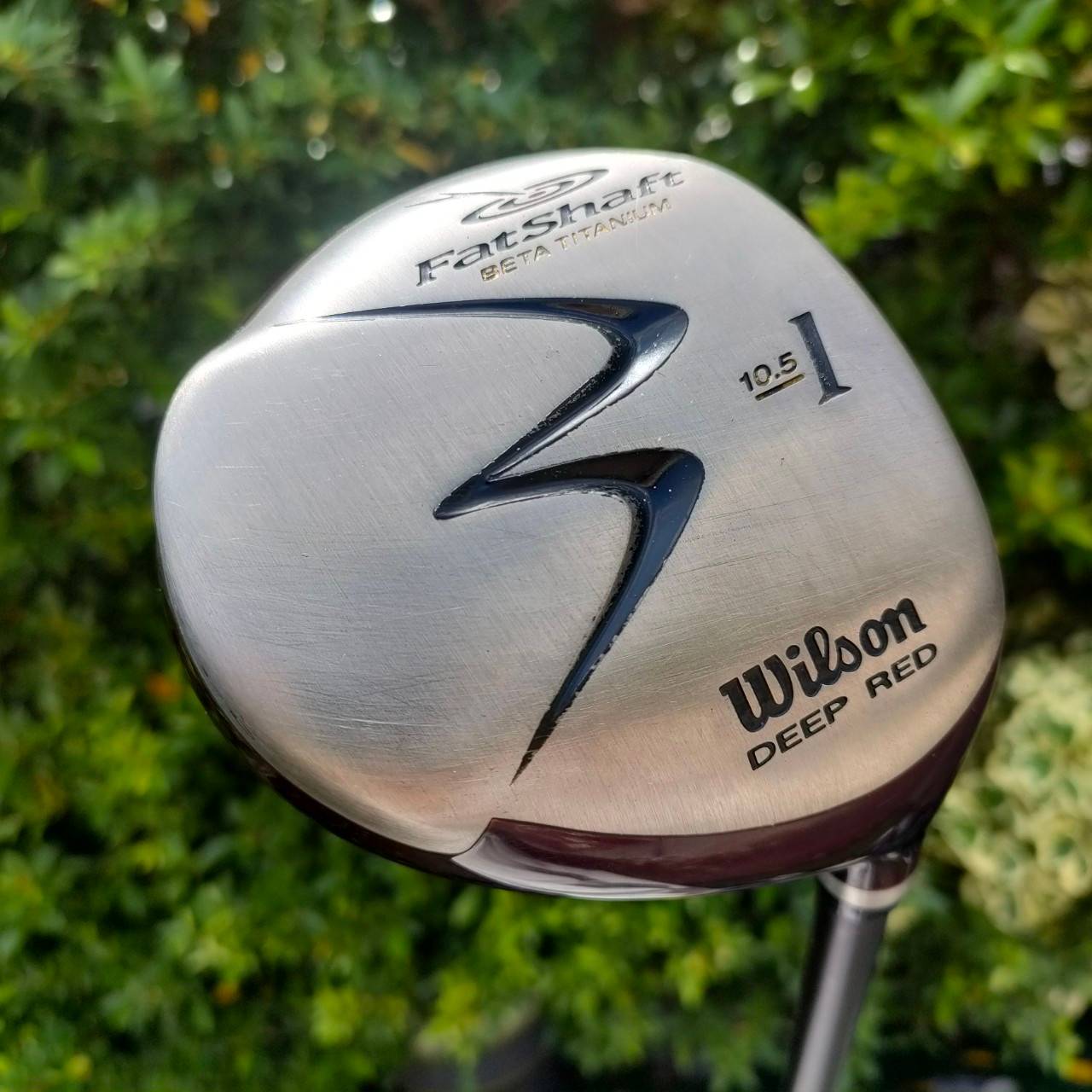 DRIVER WILSON FATSHAFT DEEP RED องศา 10.5 ก้าน FATSHAFT FLEX R ก้านเเบบ อ้วน ตีนิ่ง ตีตรงมาก ไม้กอล์ฟมือสอง ของแท้ BY NakaraLuxurious