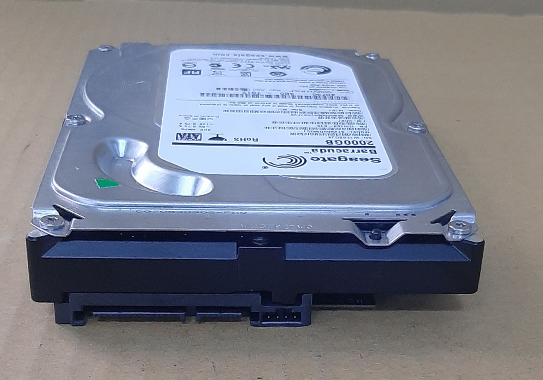 ฮาร์ดดิส Seagate BarraCuda 2TB SATA 3.5 6Gbps 7200RPM" สภาพดี มือสอง ประกันร้าน 1 เดือน