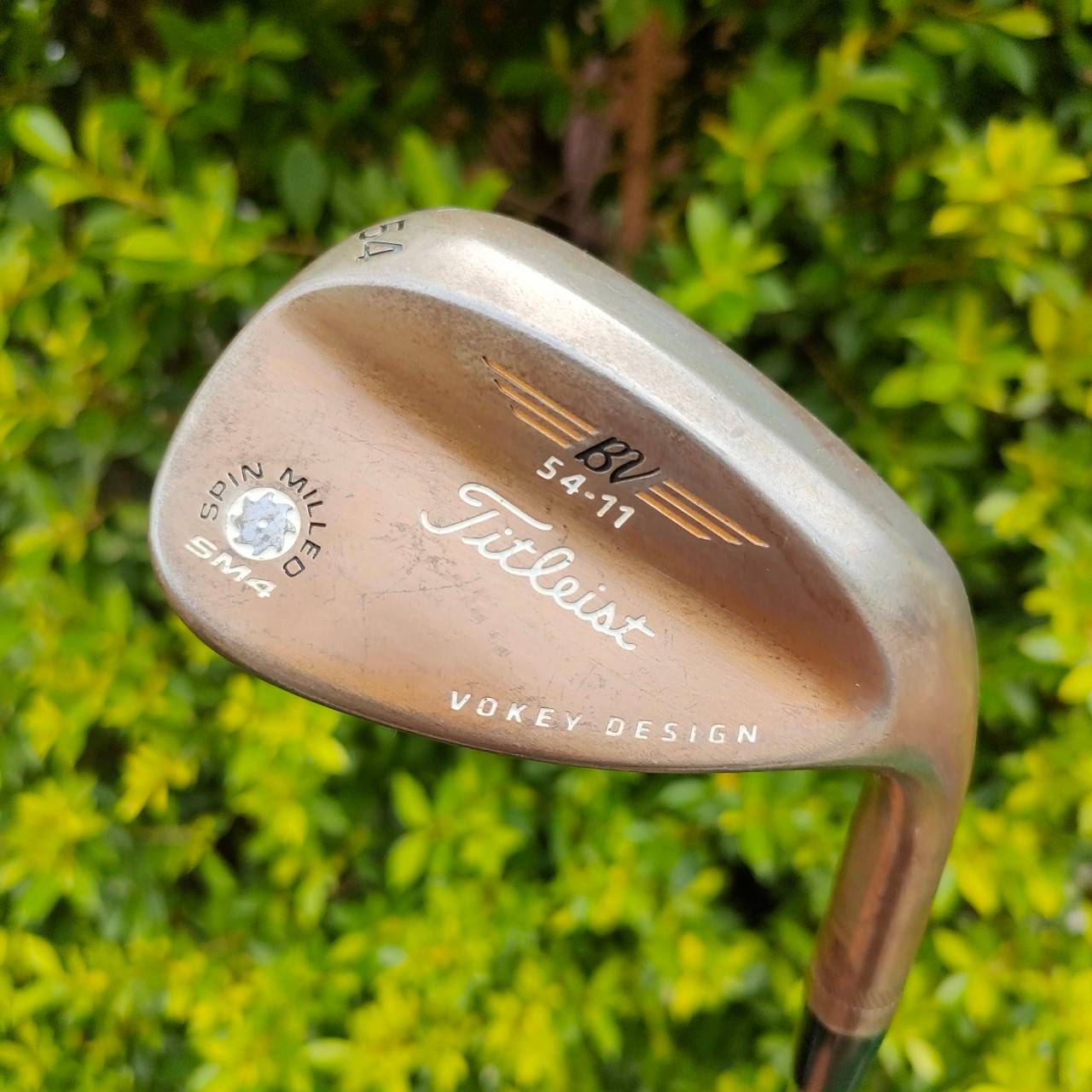 WEDGE TITLEIST BV SPIN MILED SM4 VOKEY DESIGN องศา 54 เบาท์ 11 รุ่น NICKEL ก้าน TITLELIST FLEX WEDGE สวยเดิม ไม้กอล์ฟมือสอง ของแท้ BY NakaraLuxurious
