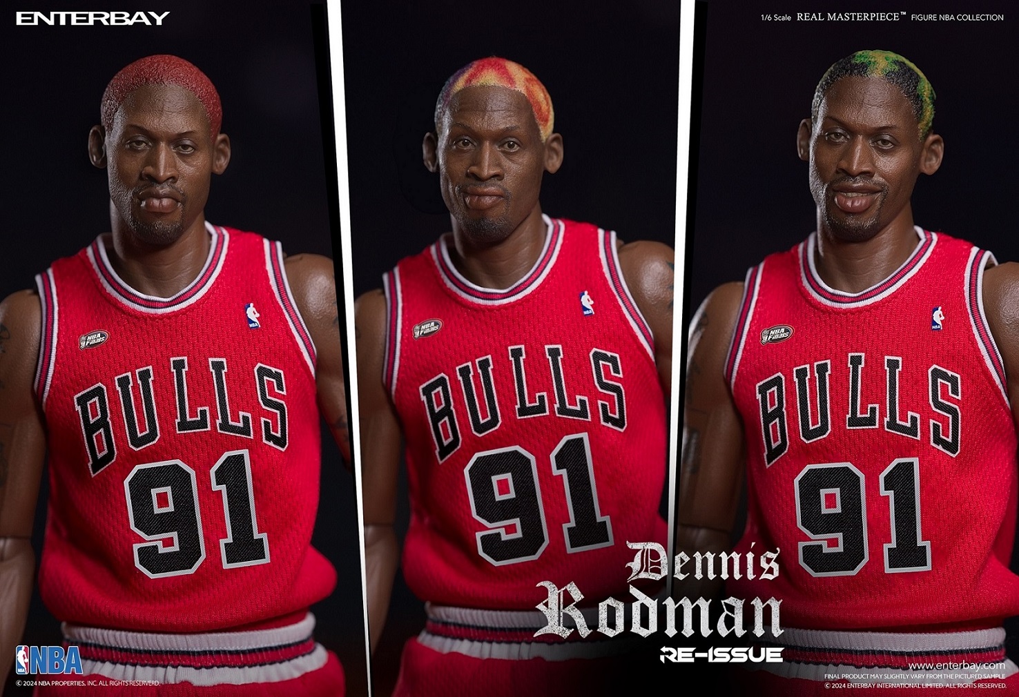 [สั่งจอง] Enterbay RM-1059 1/6 : DENNIS RODMAN (Limited Retro Edition)