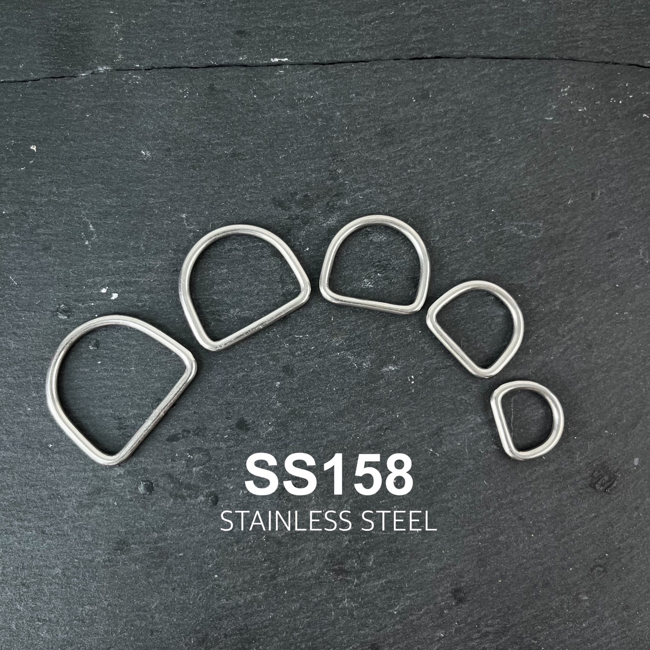 SS158 ห่วงตัวดี ห่วงสเตนเลส304 *ราคาต่อชิ้น*อะไหล่กระเป๋า