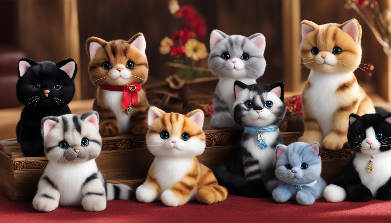 Hansa Thailand cat plush toys