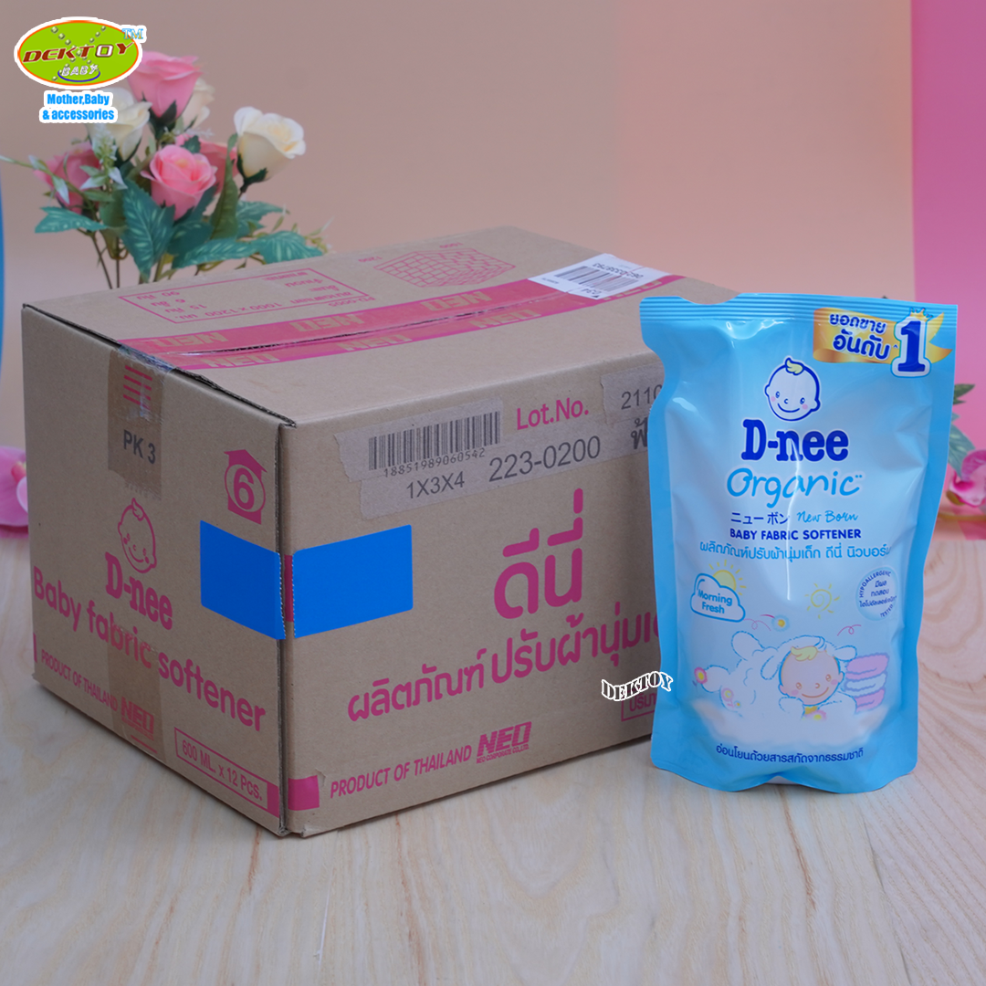 D-nee ดีนี่น้ำยาปรับผ้านุ่มดีนี่ กลิ่น Morning Fresh 550 มล.สีฟ้า