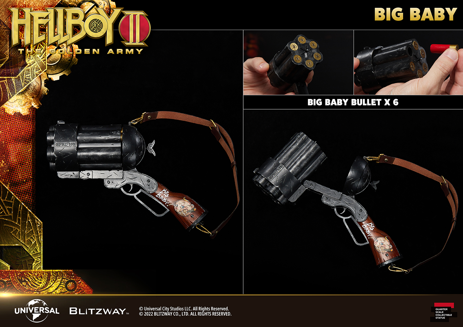 [สั่งจอง] Blitzway BW-SS-21301 1/4 : HELLBOY II - THE GOLDEN ARMY