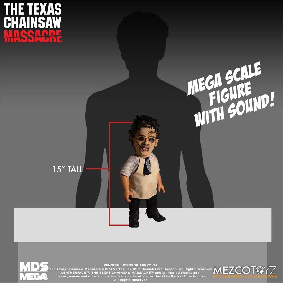 [สั่งจอง]Mezco Toyz MDS MEGA SCALE The Texas Chainsaw Massacre (1974) : Leatherface With Sound