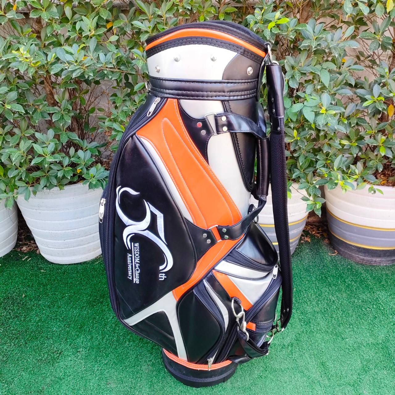 ถุงกอล์ฟ 56 WISDOM NIDA KING CUP มือสองสภาพสวยเลย ถุงใบใหญ่ ช่องเยอะครับ