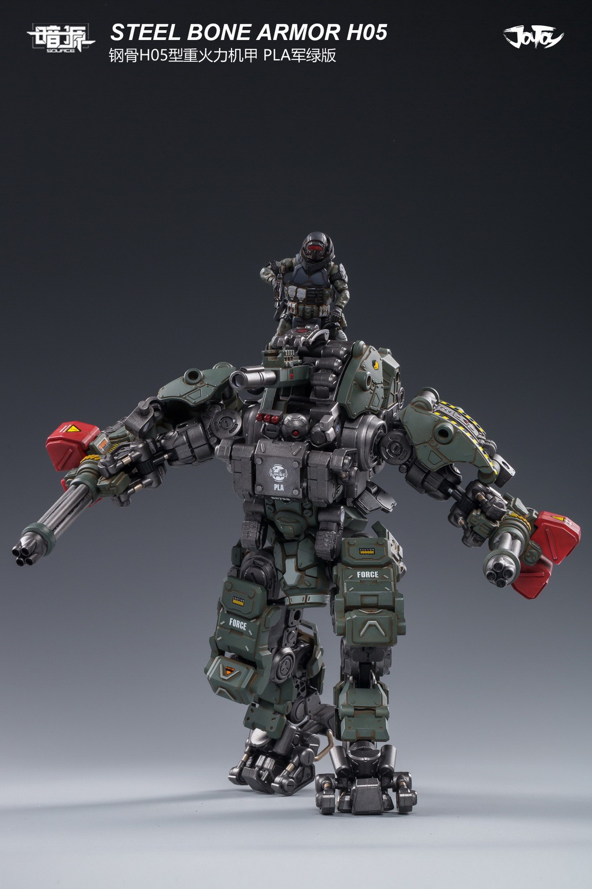 [สั่งจอง] JOYTOY 1/25 H05 STEEL BONE HEAVY FIREPOWER ARMOR (MILITARY GREEN)