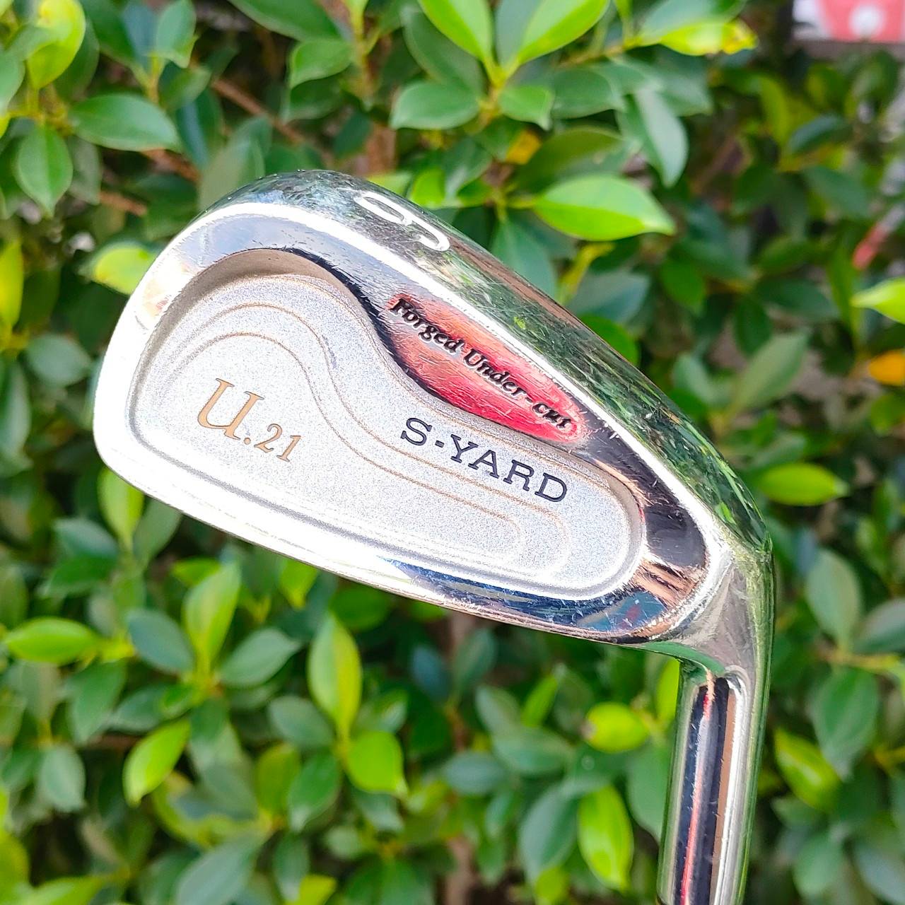 ชุดเหล็ก S-YARD U.21 มีเหล็ก 4-9 เเละ AW SW ก้าน S-YARD U.21 FLEX R เหล็กในตำนานที่หาตัวเทียบยาก เป็นเหล็ก FORGED UNDER-CUT และ มี CAVITY ลึก ตีง่าย