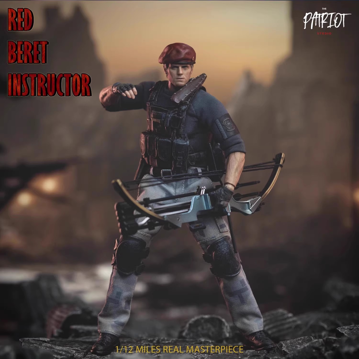 [สั่งจอง] Patriot Studio PA017 1/12 : Red Beret Instructor Type-A