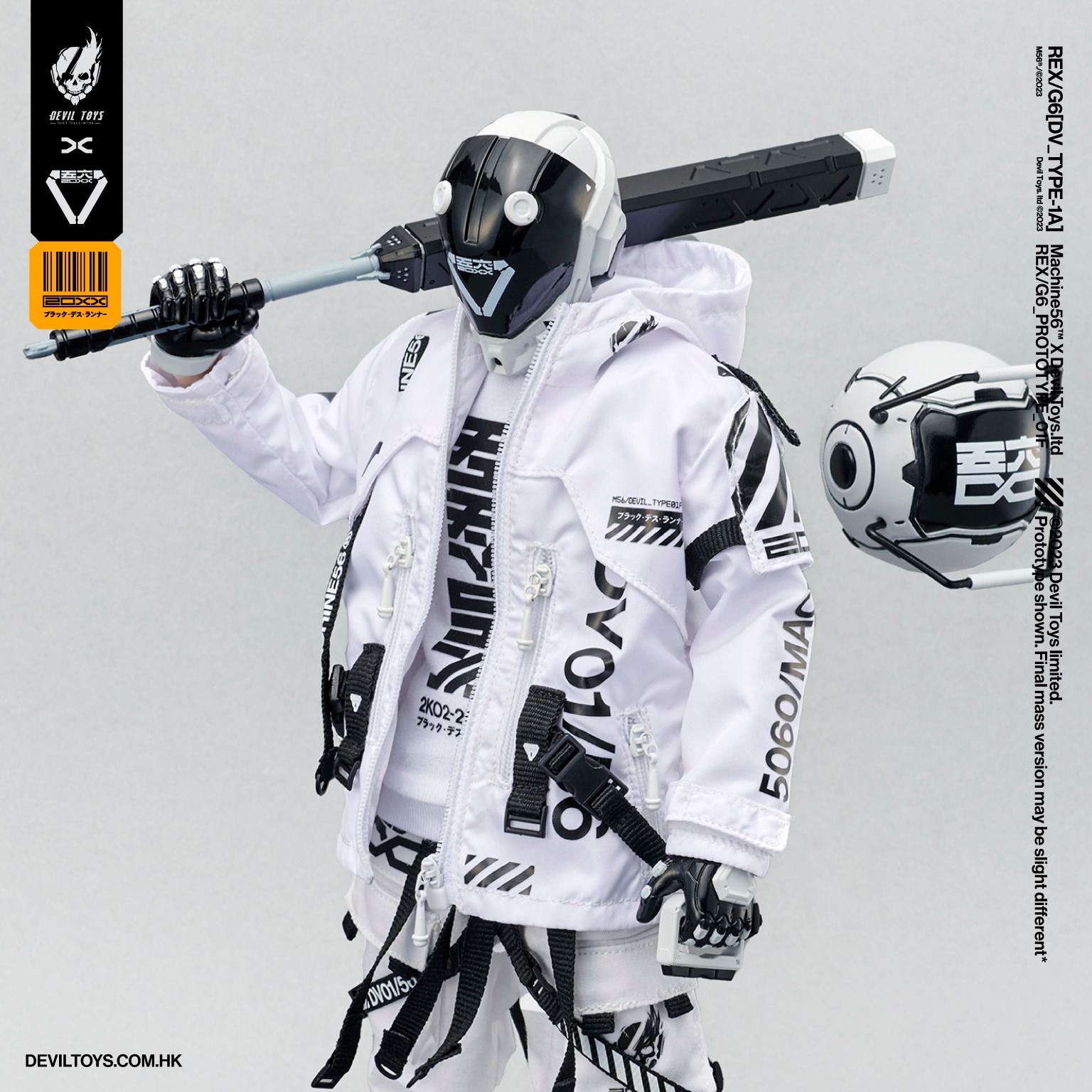 [สั่งจอง] Devil Toys X Machine 56 1/6 : REX/G6[DV_TYPE-1A](white)
