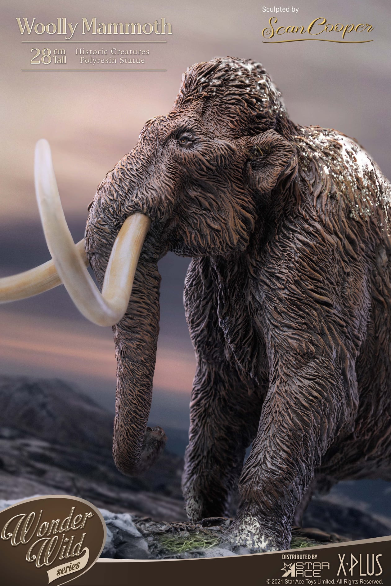 [สั่งจอง]X-Plus / STAR ACE Toys SA5001 : "WONDER WILD" series - Wooly Mammoth Statue
