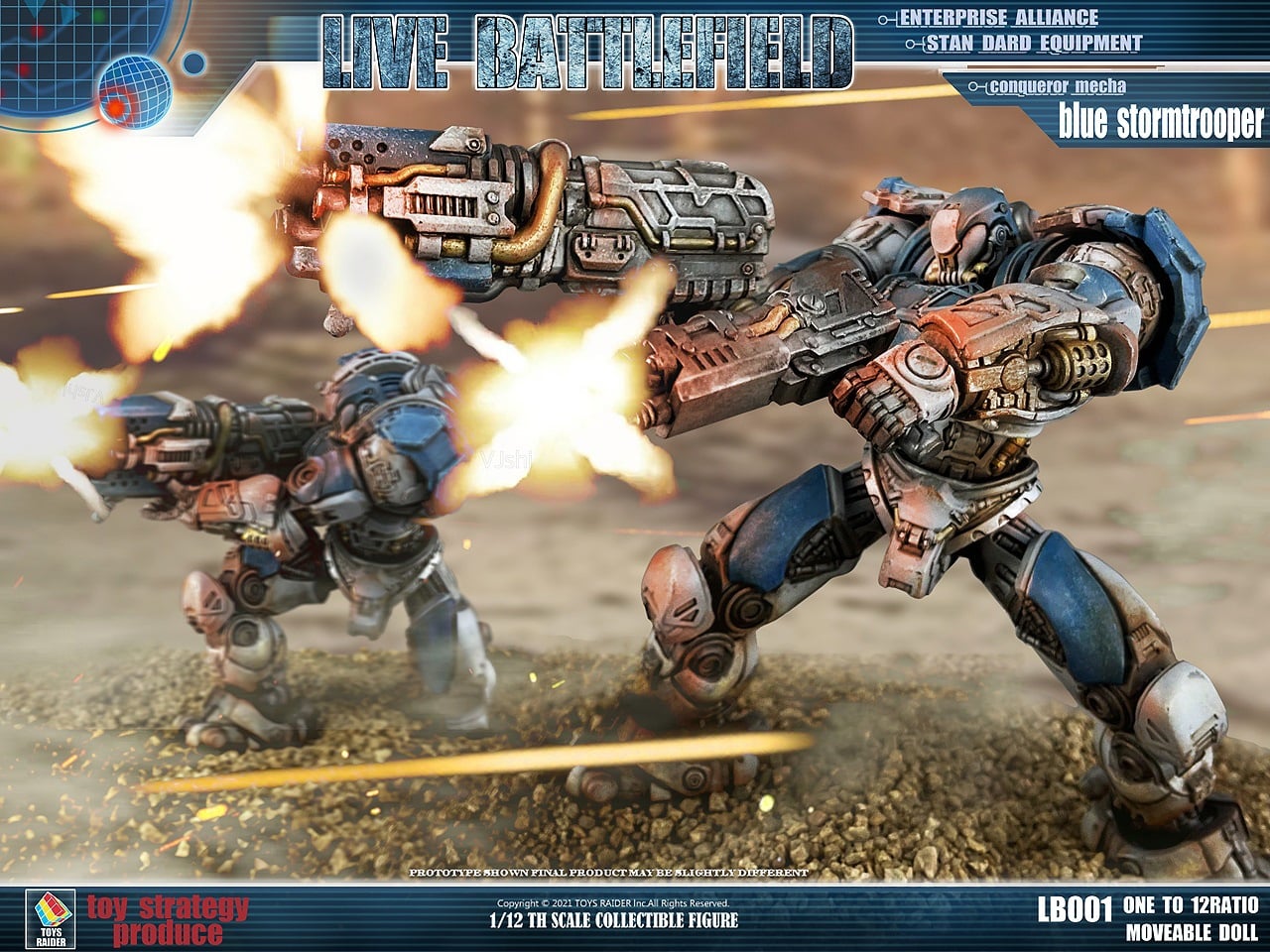 [สั่งจอง]TOYS RAIDER 1/12 : LIVE BATTLEFIELD - Conqueror Mech